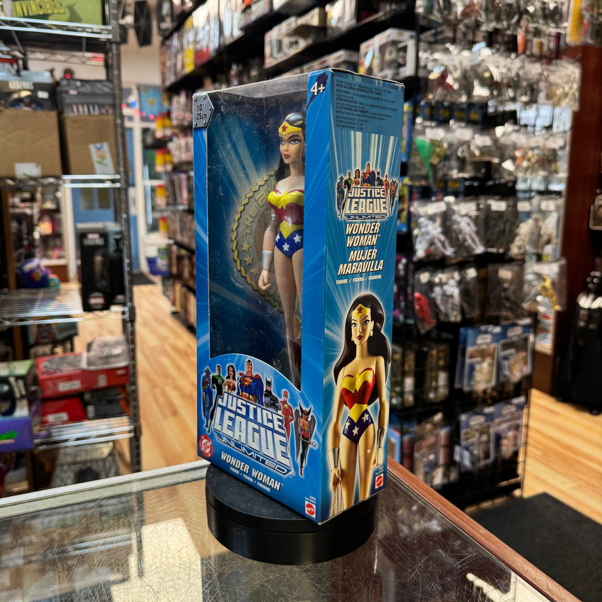 Wonder Woman 10" (Justice League Unlimited, Mattel) *NEW* product image 2, provided for visual reference and product detail