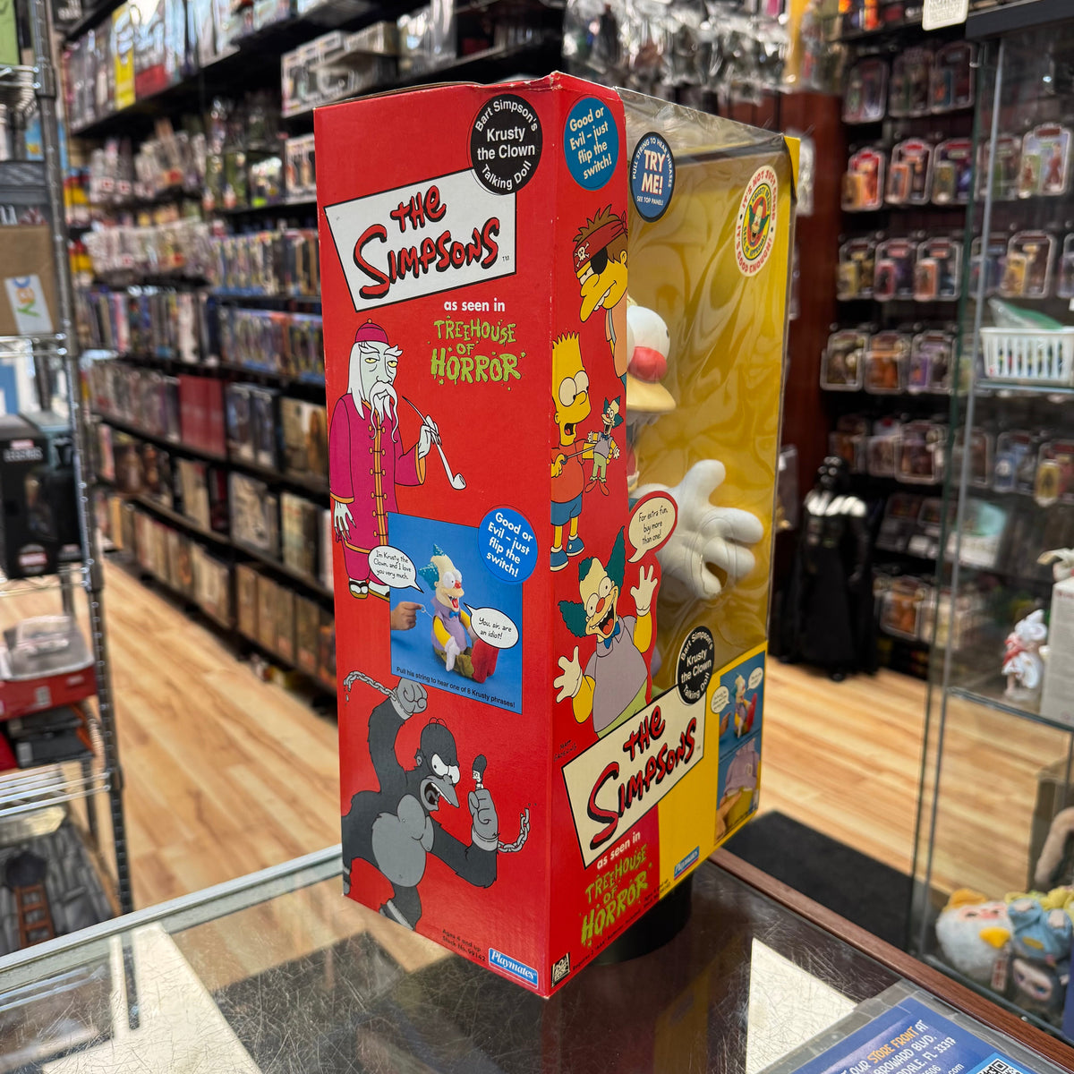 Talking Krusty the Clown (The Simpsons, Playmates) **WORKING** product image 5, provided for visual reference and product