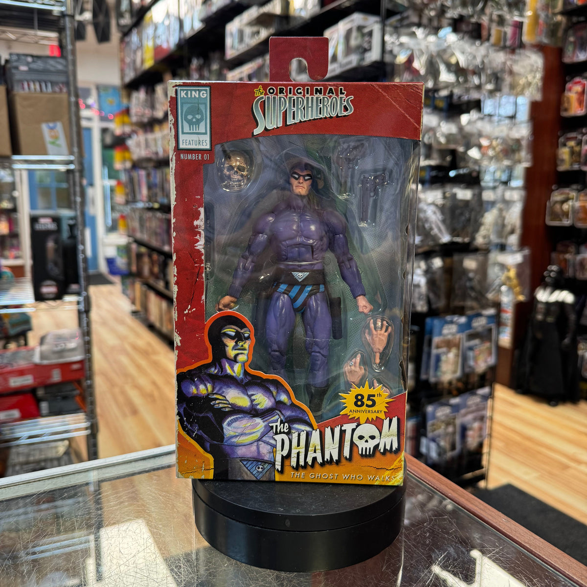 Ghost Who Walks Phantom (The Phantom, NECA) **SEALED** product image 1, provided for visual reference and product detail
