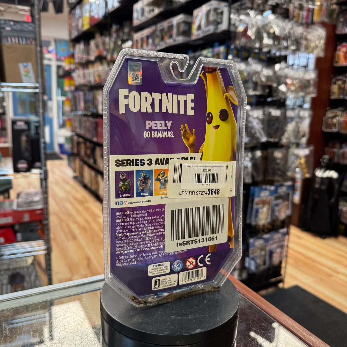 Peely 4" -Solo Mode- (Fortnite, Jazwares) **SEALED** product image 3, provided for visual reference and product detail review