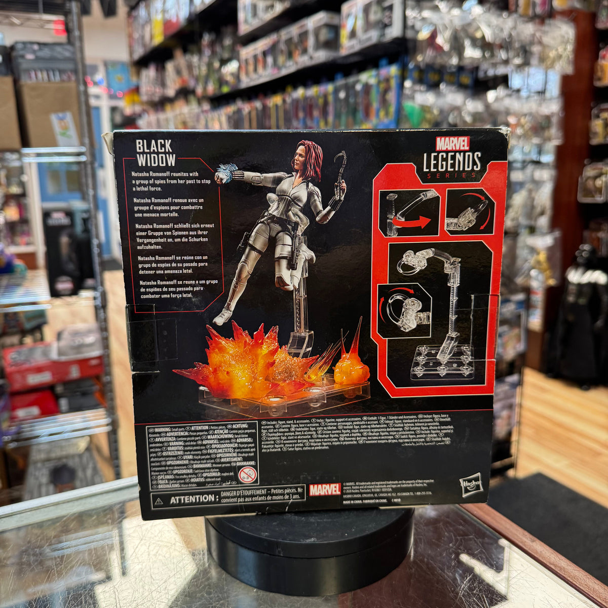 Black Widow -Deluxe- (Marvel Legends, Hasbro) *SEALED* product image 3, provided for visual reference and product detail