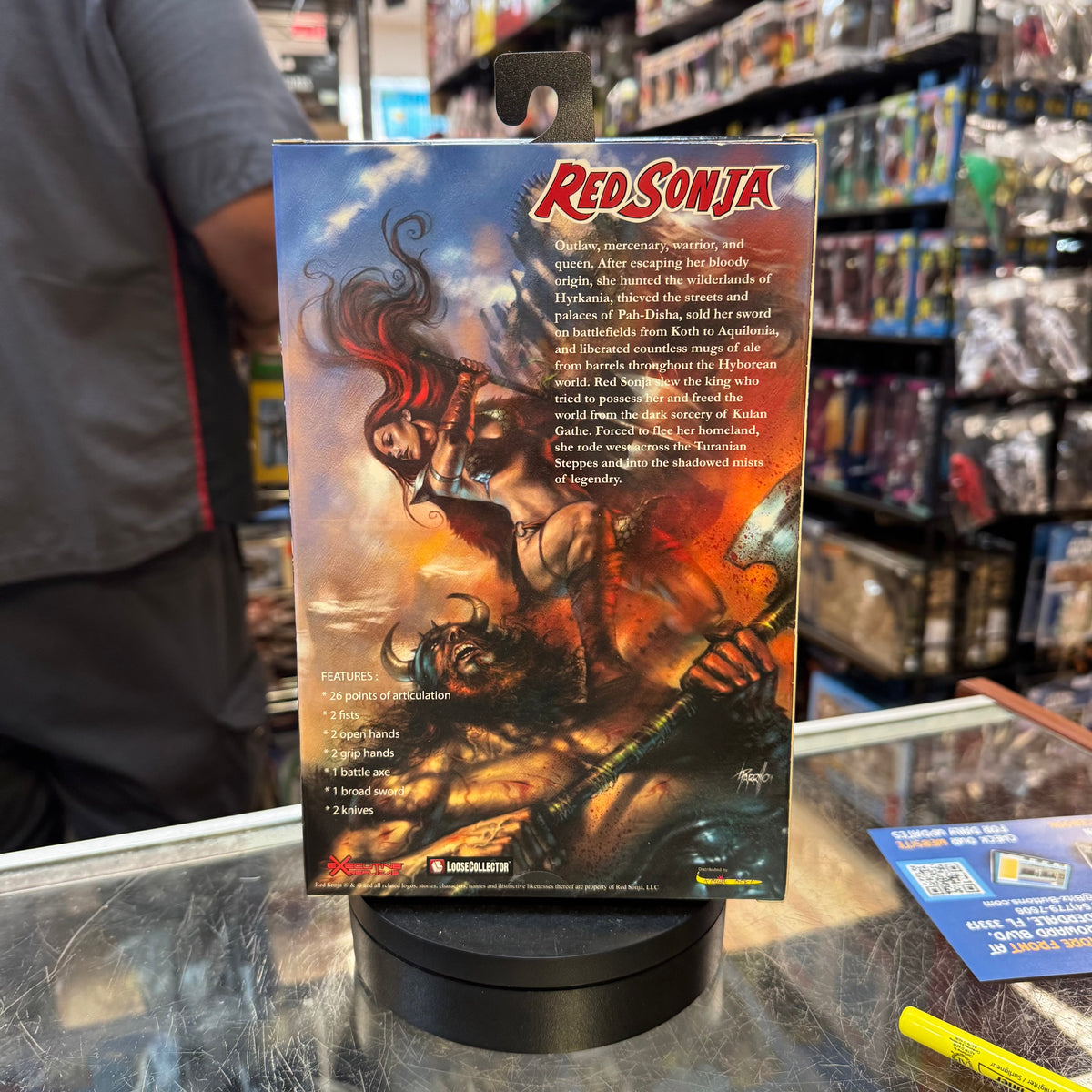 Red Sonja (Dynamite Comics, Executive Replica) *NEW* product image 3, provided for visual reference and product detail review