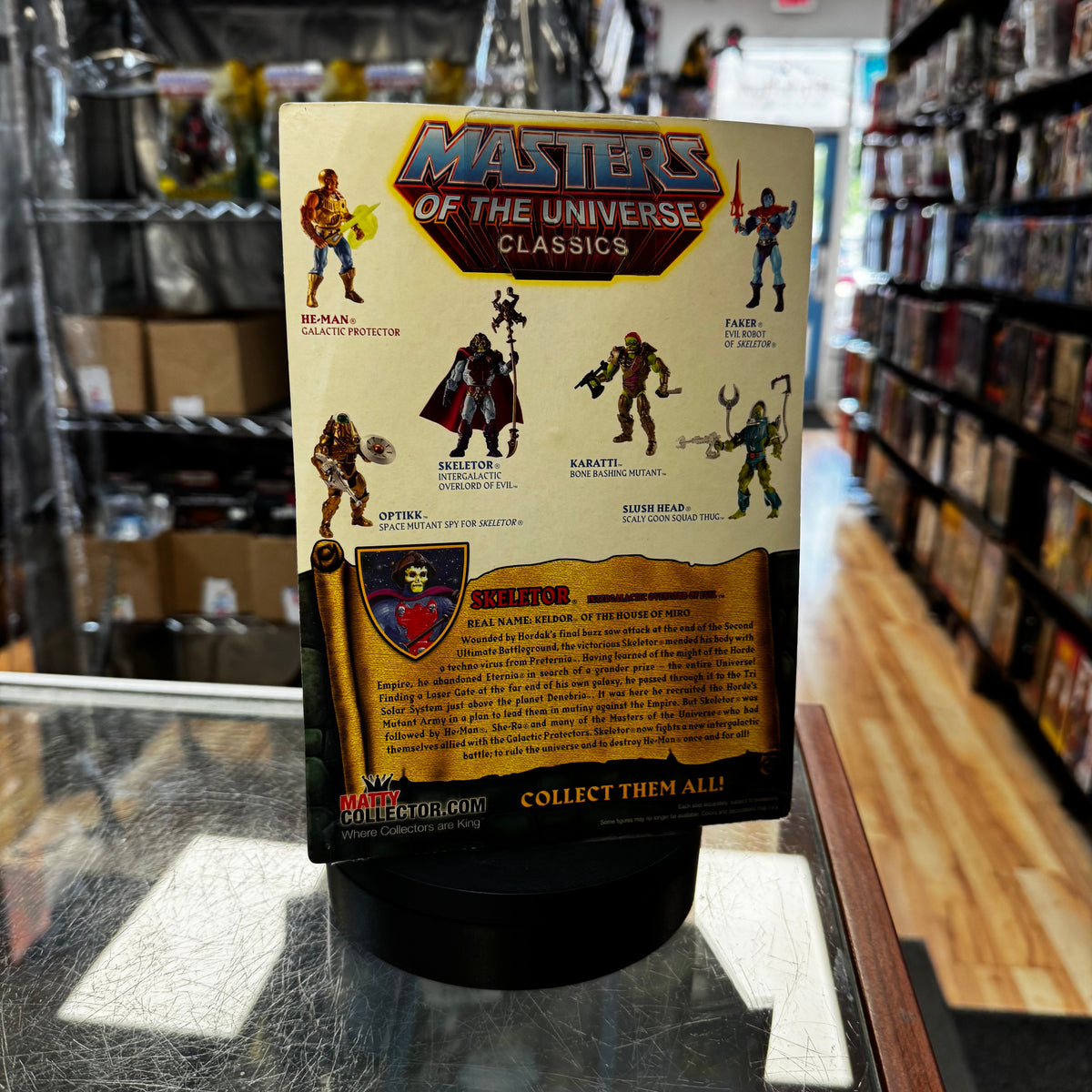 Space Skeletor (Mattel, Classics, MOTU) **SEALED** product image 3, provided for visual reference and product detail review