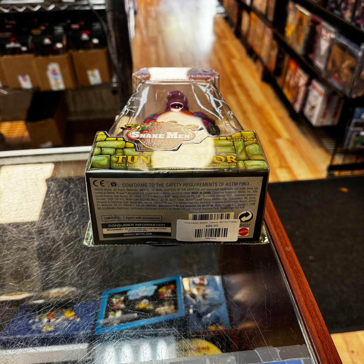 Tung Lashor (Mattel, Classics, MOTU) **SEALED** product image 5, provided for visual reference and product detail review