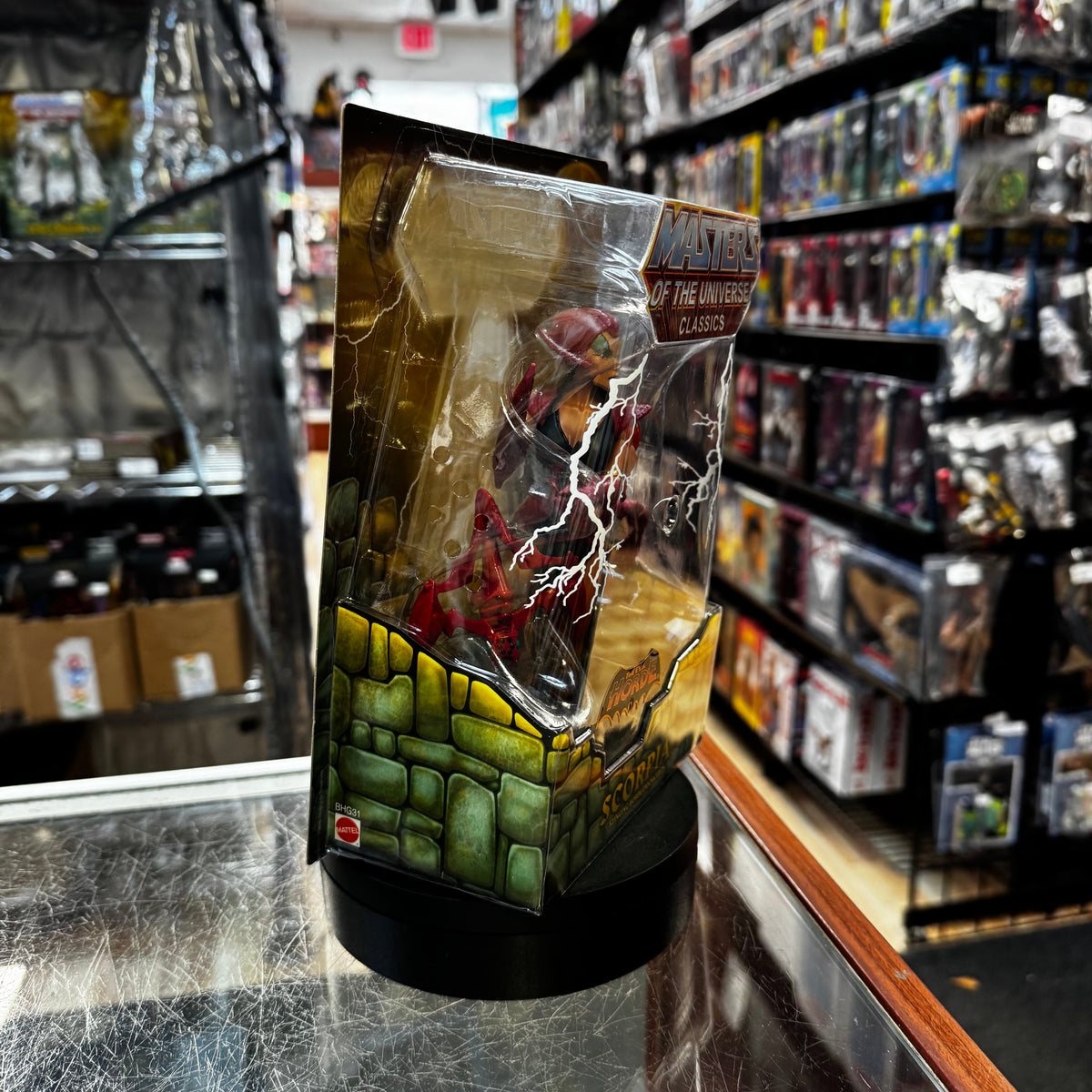 Scorpia (Mattel, Classics, MOTU) **SEALED** product image 2, provided for visual reference and product detail review