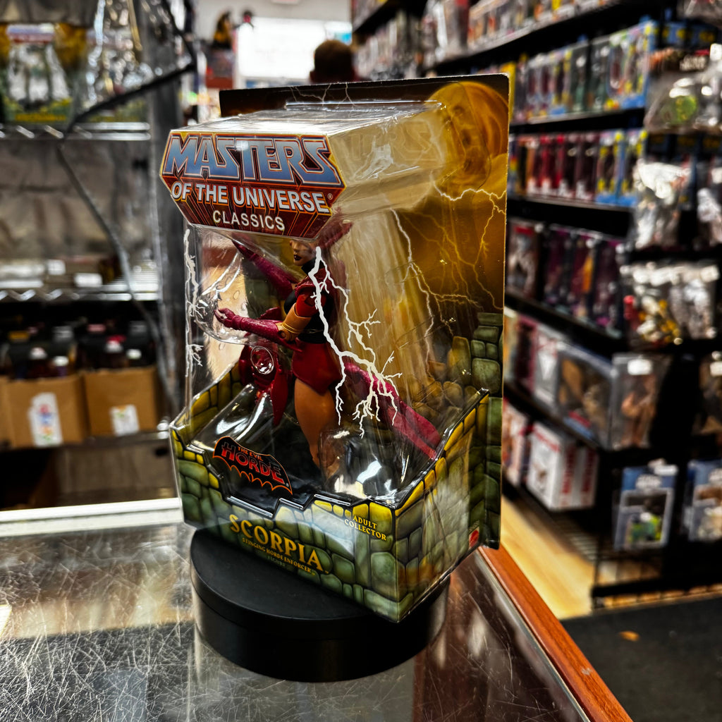 Scorpia (Mattel, Classics, MOTU) **SEALED** product image 5, provided for visual reference and product detail review
