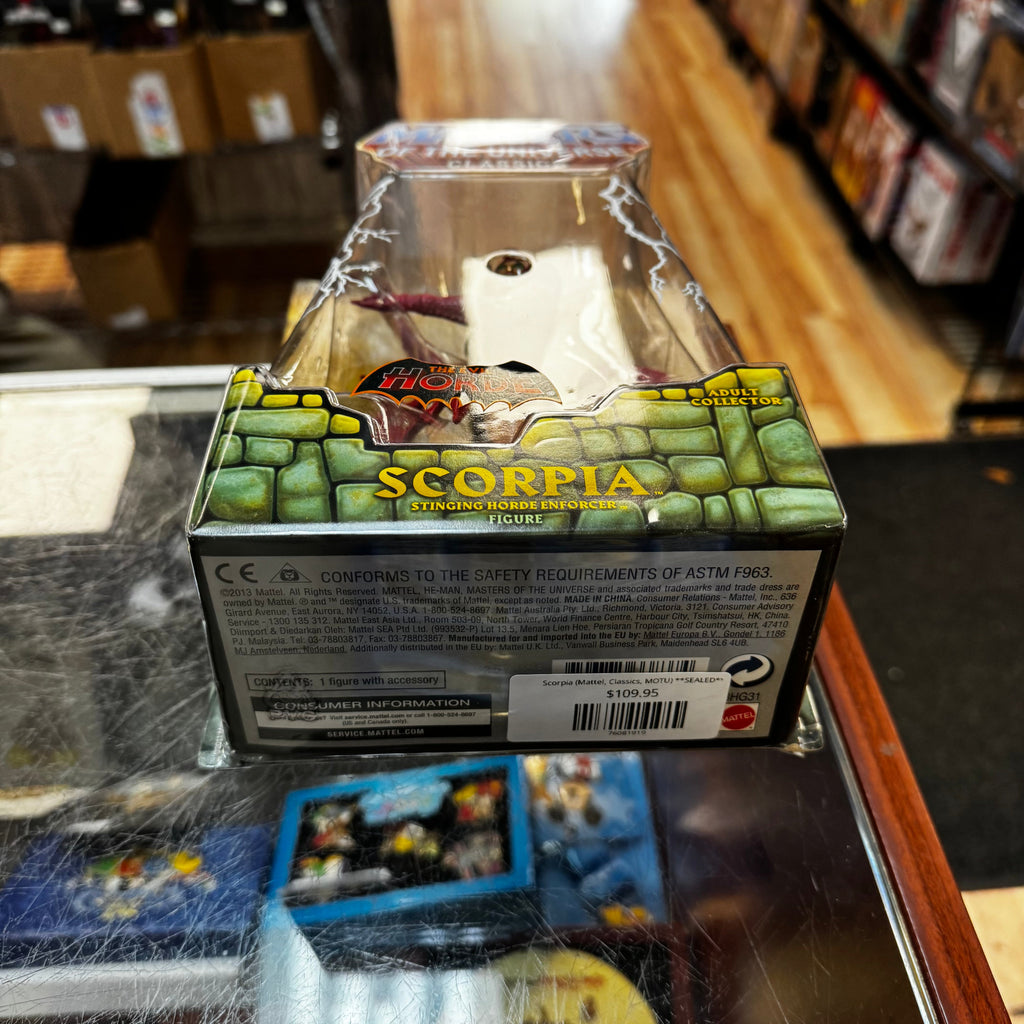 Scorpia (Mattel, Classics, MOTU) **SEALED** product image 6, provided for visual reference and product detail review
