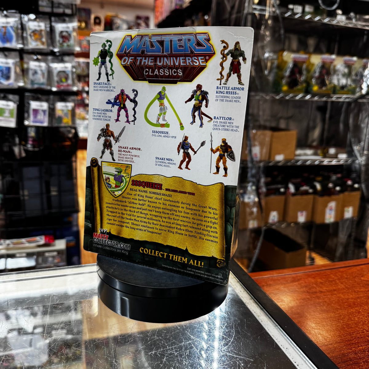 Sssqueeze (Mattel, Classics, MOTU) **SEALED** product image 3, provided for visual reference and product detail review