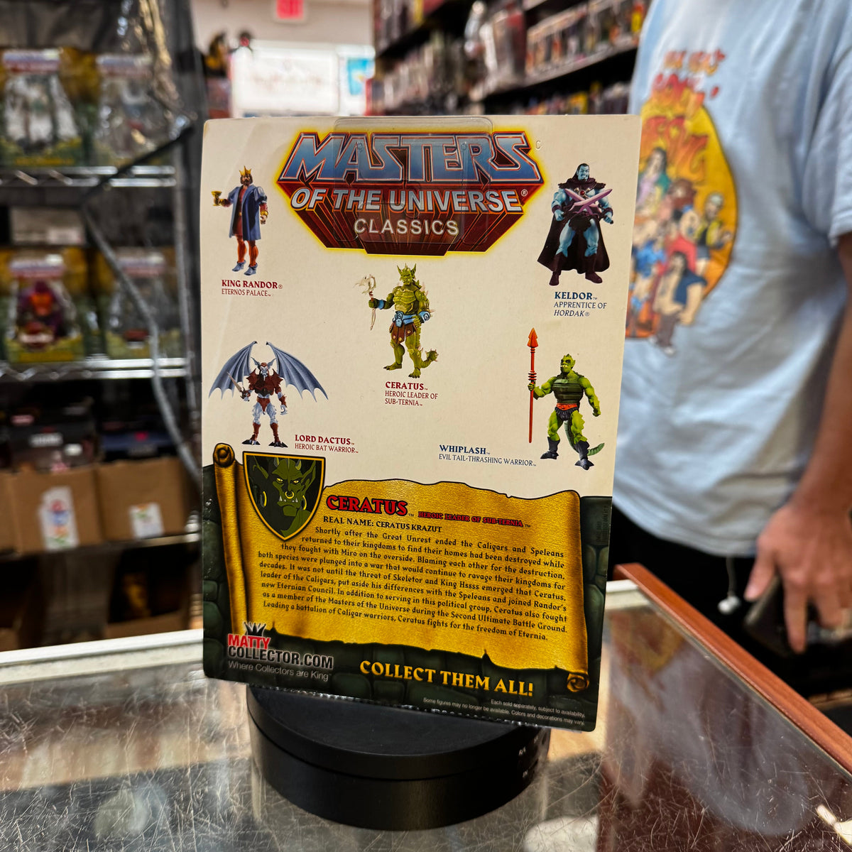 Ceratus (Mattel, Classics, MOTU) **SEALED** product image 3, provided for visual reference and product detail review