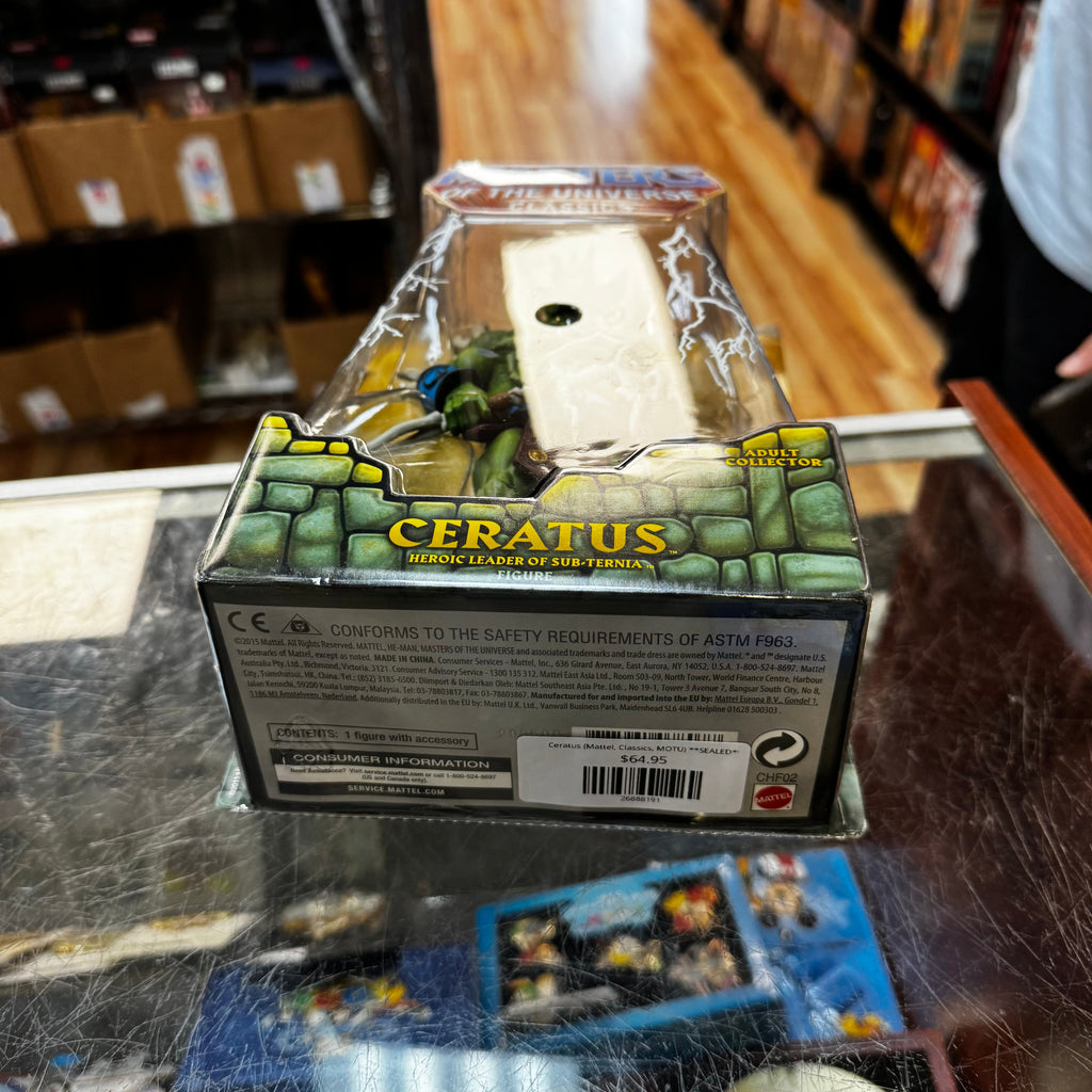 Ceratus (Mattel, Classics, MOTU) **SEALED** product image 5, provided for visual reference and product detail review