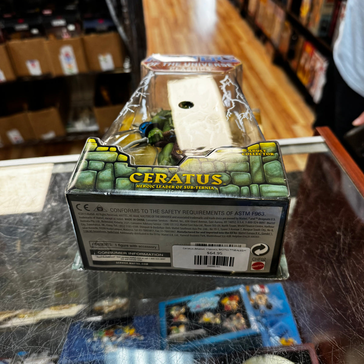 Ceratus (Mattel, Classics, MOTU) **SEALED** product image 5, provided for visual reference and product detail review