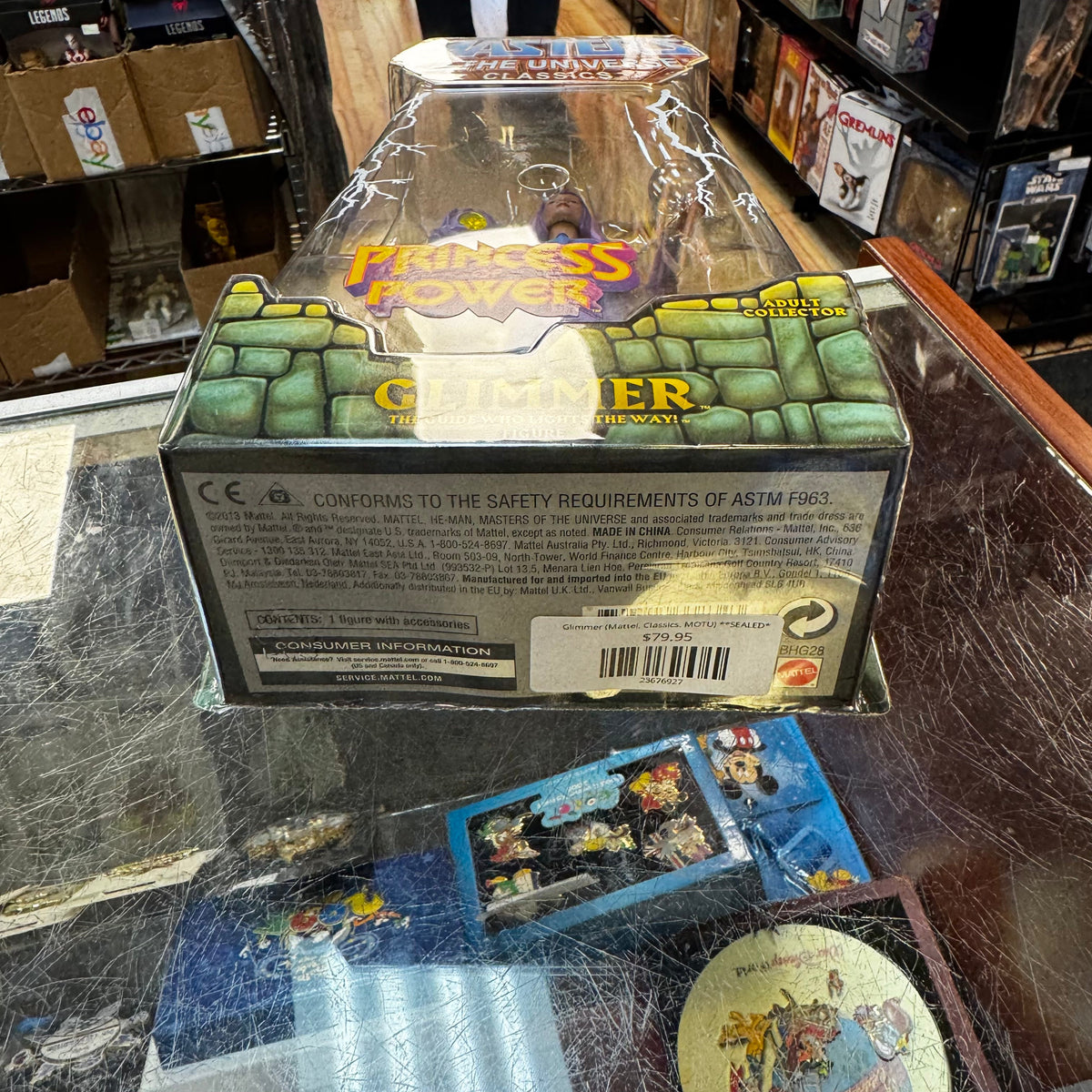 Glimmer (Mattel, Classics, MOTU) **SEALED** product image 5, provided for visual reference and product detail review