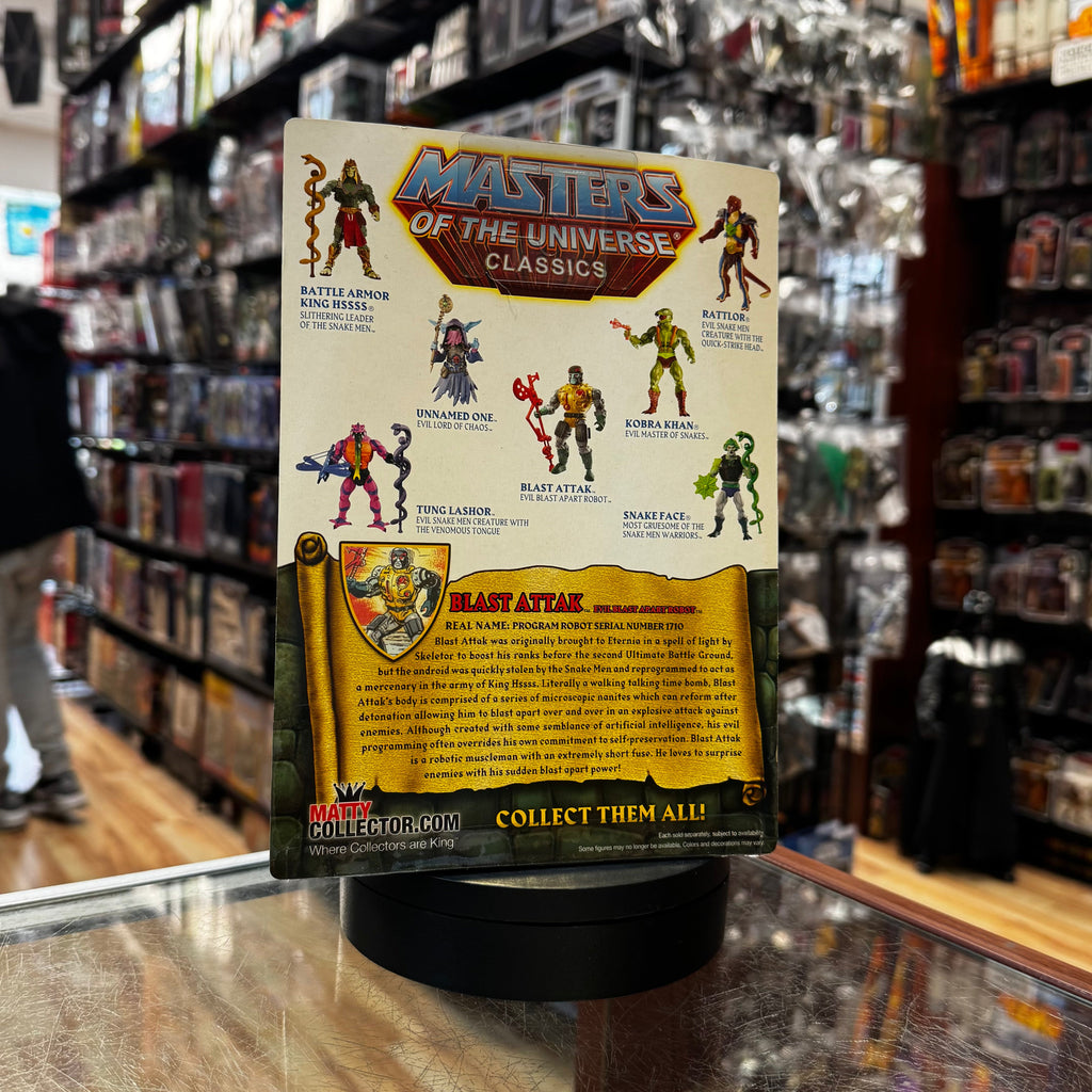 Blast Attack (Mattel, Classics, MOTU) **SEALED** product image 3, provided for visual reference and product detail review
