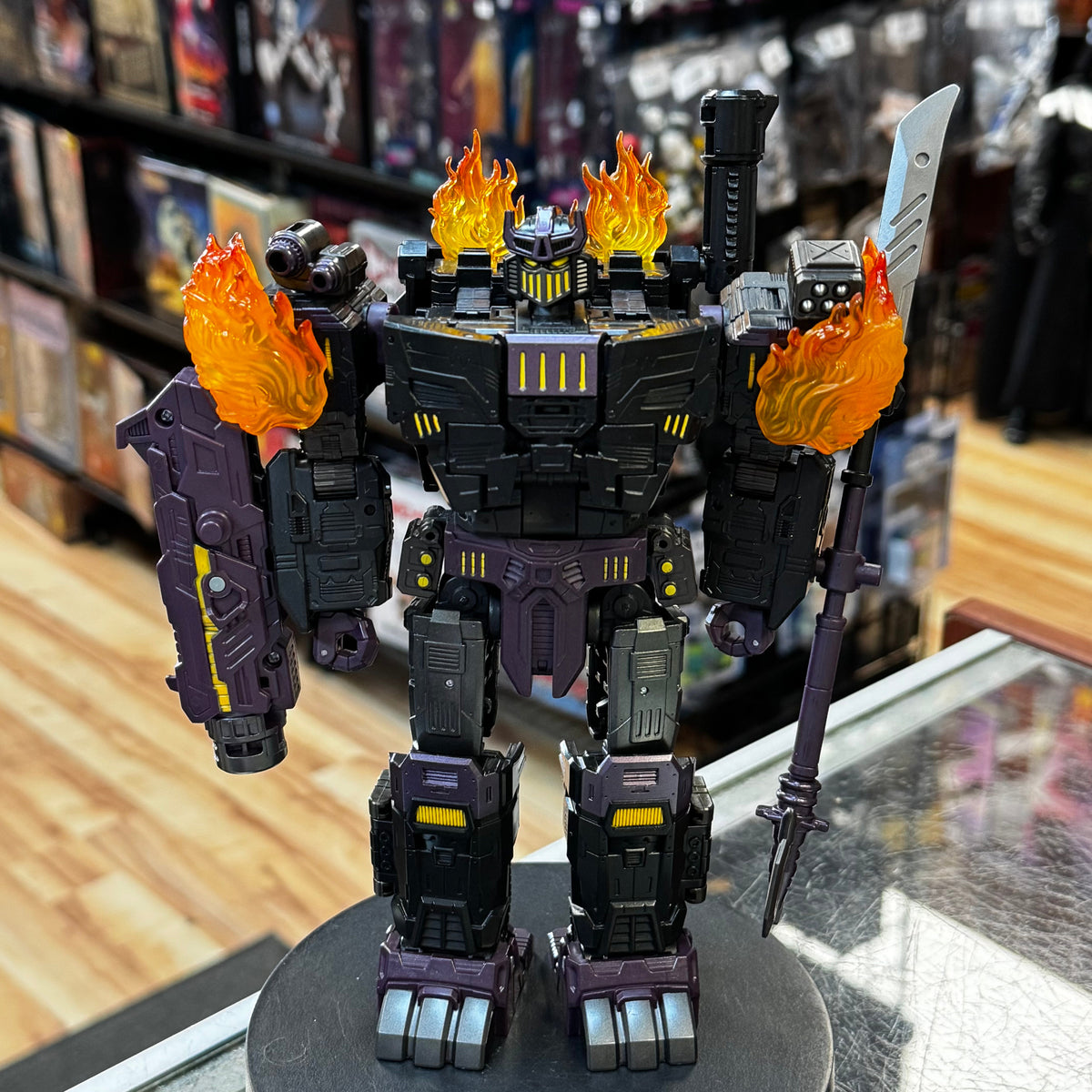 Megatronus The Fallen Leader Class (Transformers Age of the Primes, Hasbro) Complete product image 2, provided for visual