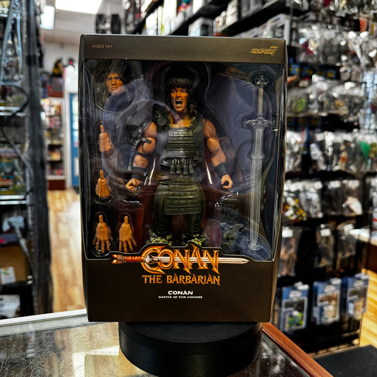 Conan Battle of the Mounds (Conan the Barbarian, Super7 Ultimates) SEALED product image 1, provided for visual reference and