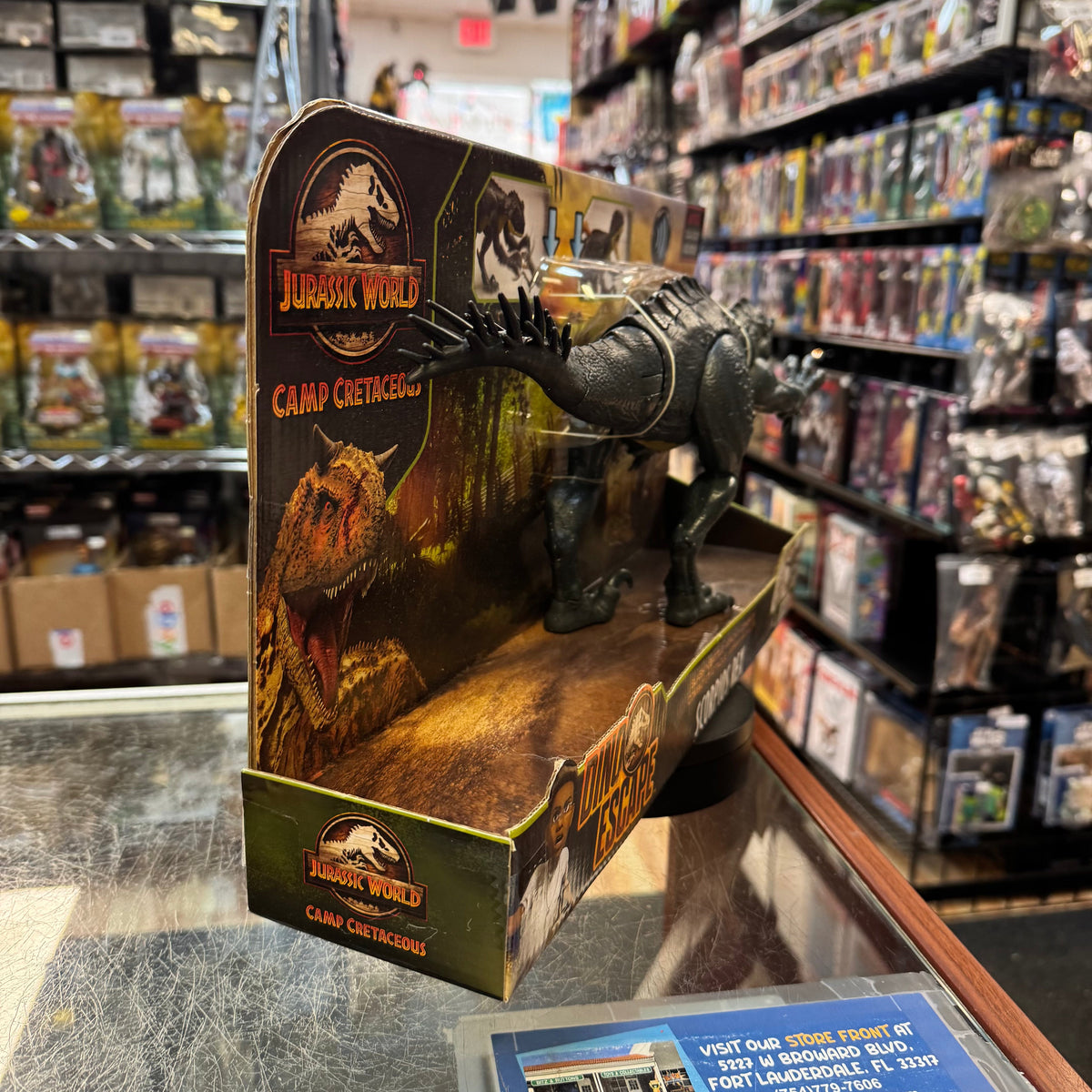 Scorpios Rex (Jurassic Park Camp Cretaceous, Mattel) **SEALED** product image 5, provided for visual reference and product