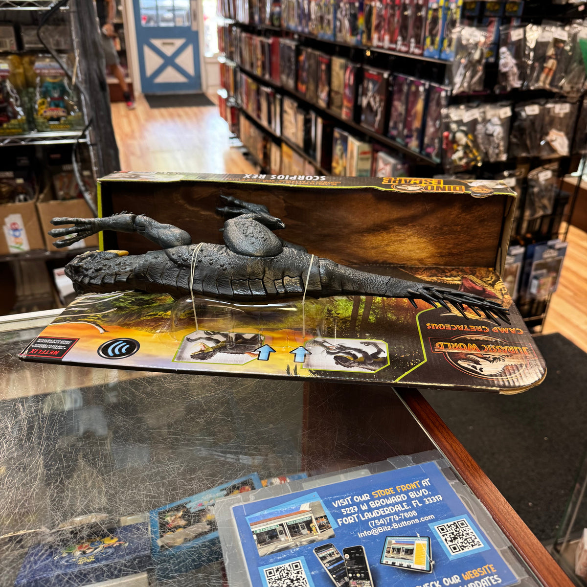 Scorpios Rex (Jurassic Park Camp Cretaceous, Mattel) **SEALED** product image 7, provided for visual reference and product