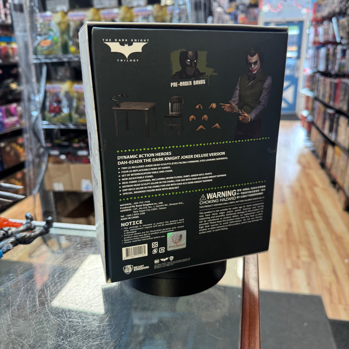The Joker DAH-024DX Deluxe Edition 2021 Convention Exclusive (Beast Kingdom, DC Comics) *COMPLETE* product image 3, provided