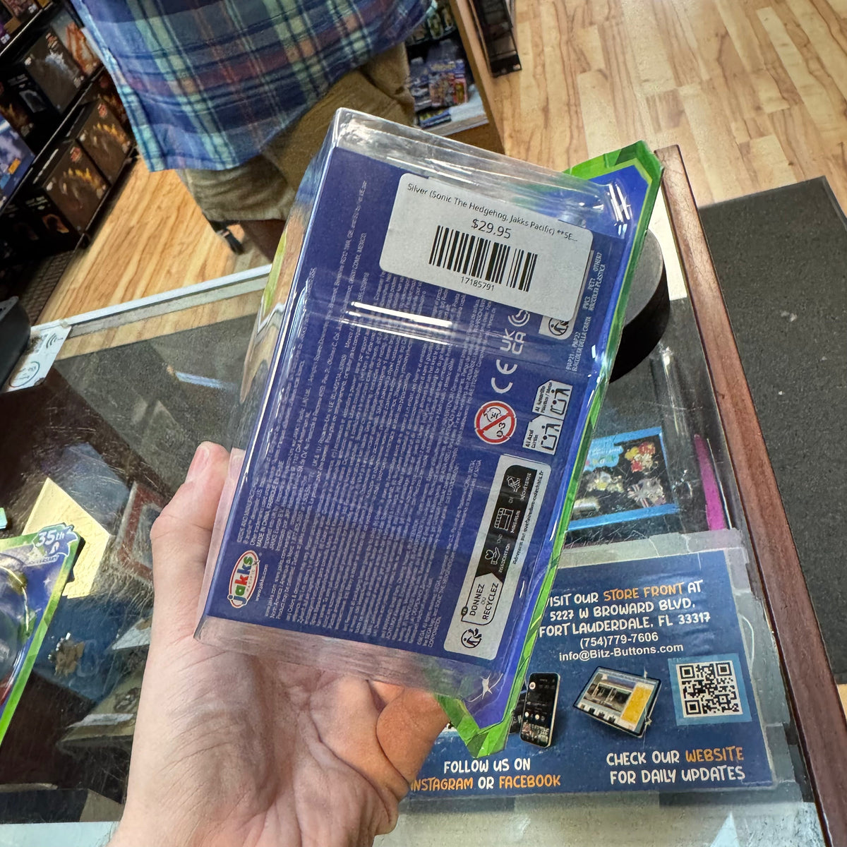 Silver (Sonic The Hedgehog, Jakks Pacific) **SEALED** product image 6, provided for visual reference and product detail
