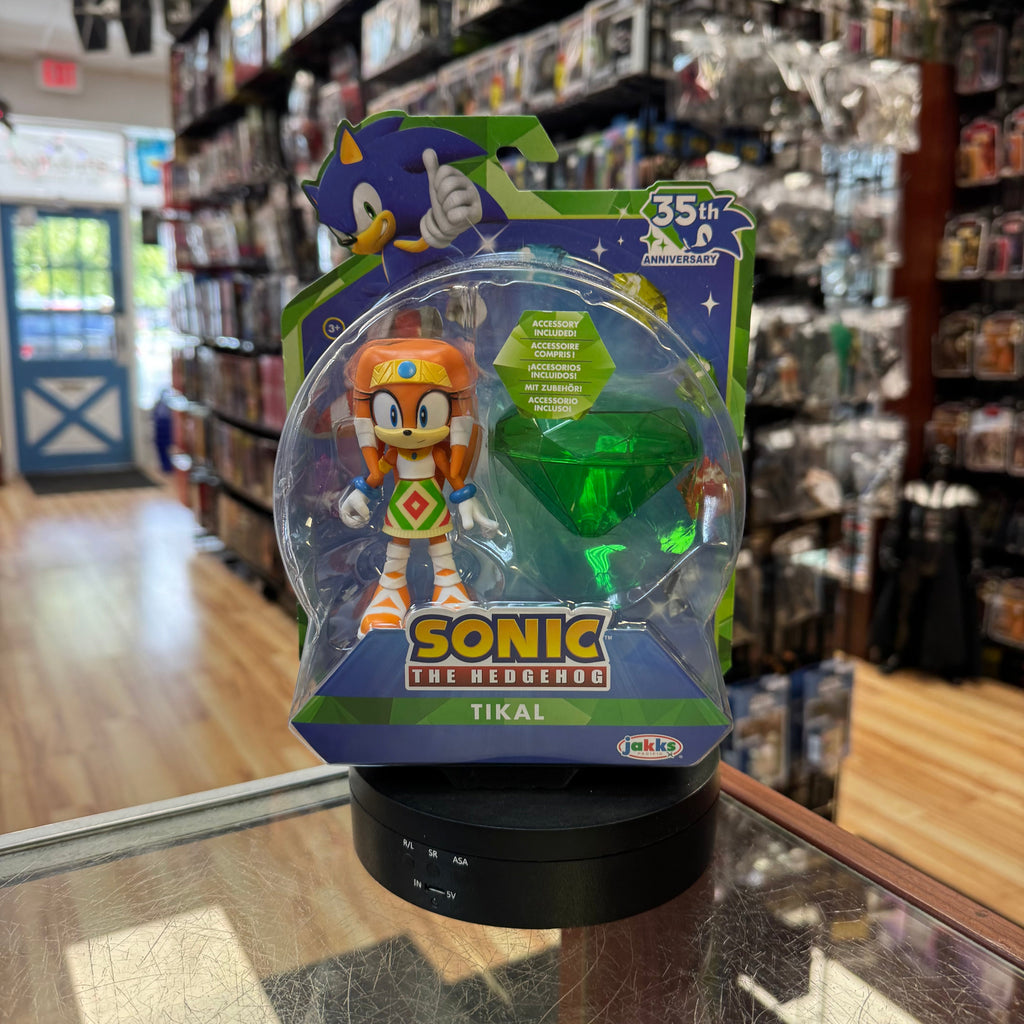 Tikal With Master Emrald (Sonic The Hedgehog, Jakks Pacific) **SEALED** product image 1, provided for visual reference and