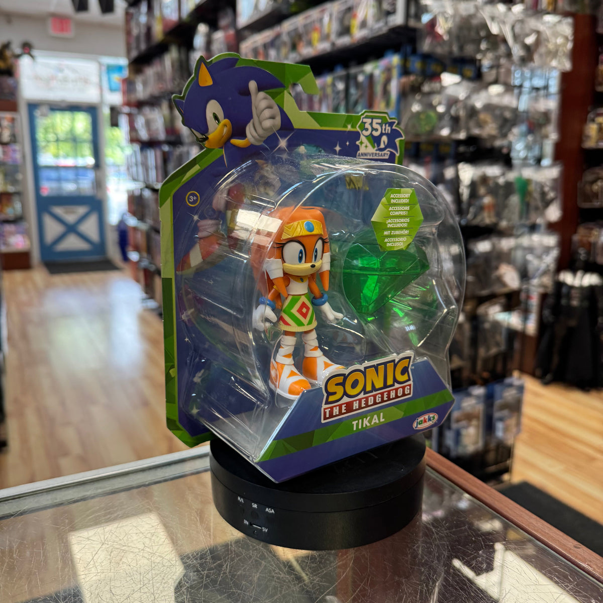 Tikal With Master Emrald (Sonic The Hedgehog, Jakks Pacific) **SEALED** product image 5, provided for visual reference and