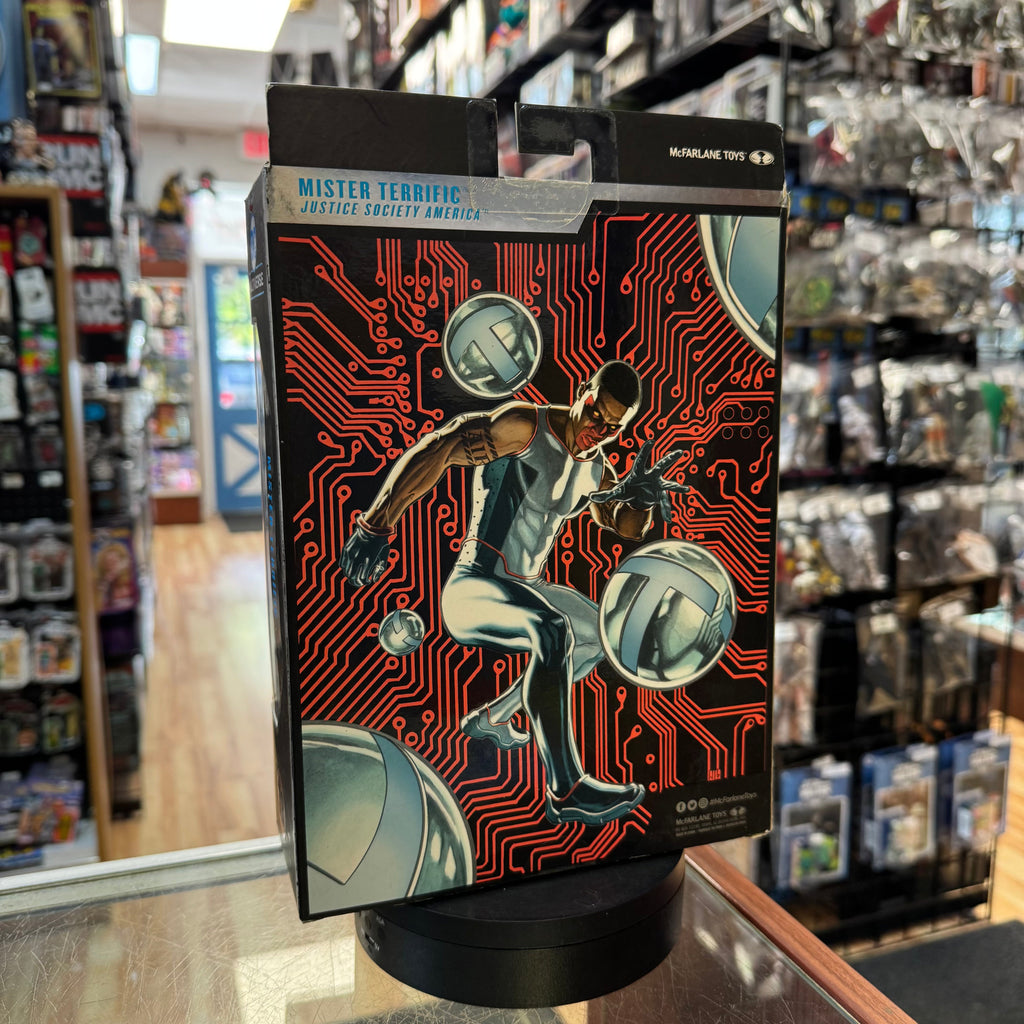 Mister Terrific -CHASE- (DC Multiverse, McFarlane) **SEALED** product image 3, provided for visual reference and product