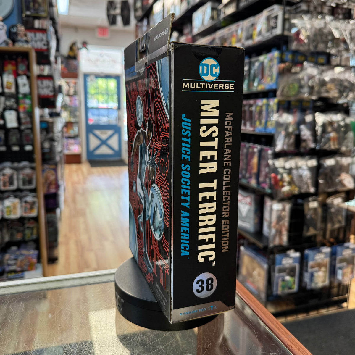 Mister Terrific -CHASE- (DC Multiverse, McFarlane) **SEALED** product image 4, provided for visual reference and product