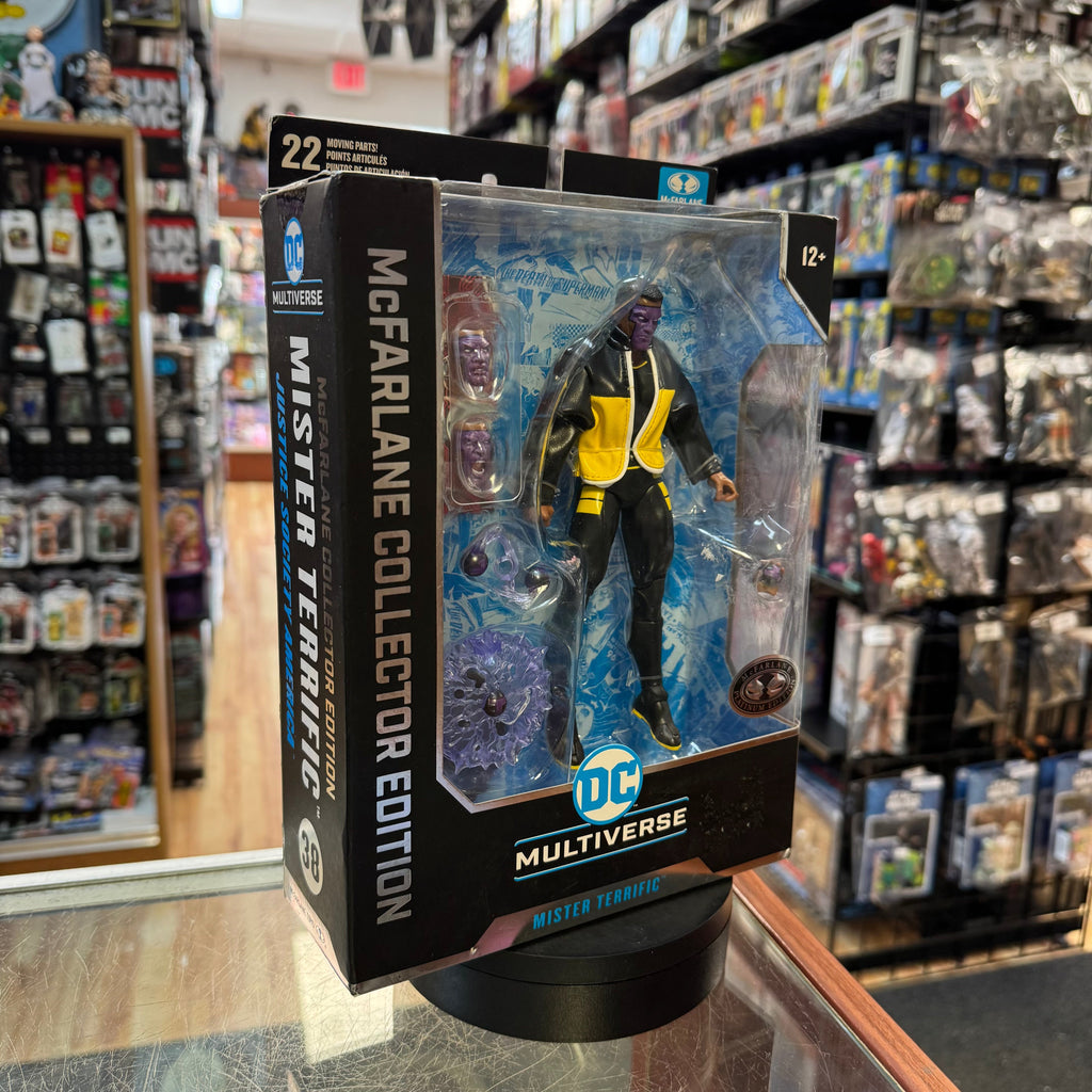 Mister Terrific -CHASE- (DC Multiverse, McFarlane) **SEALED** product image 5, provided for visual reference and product