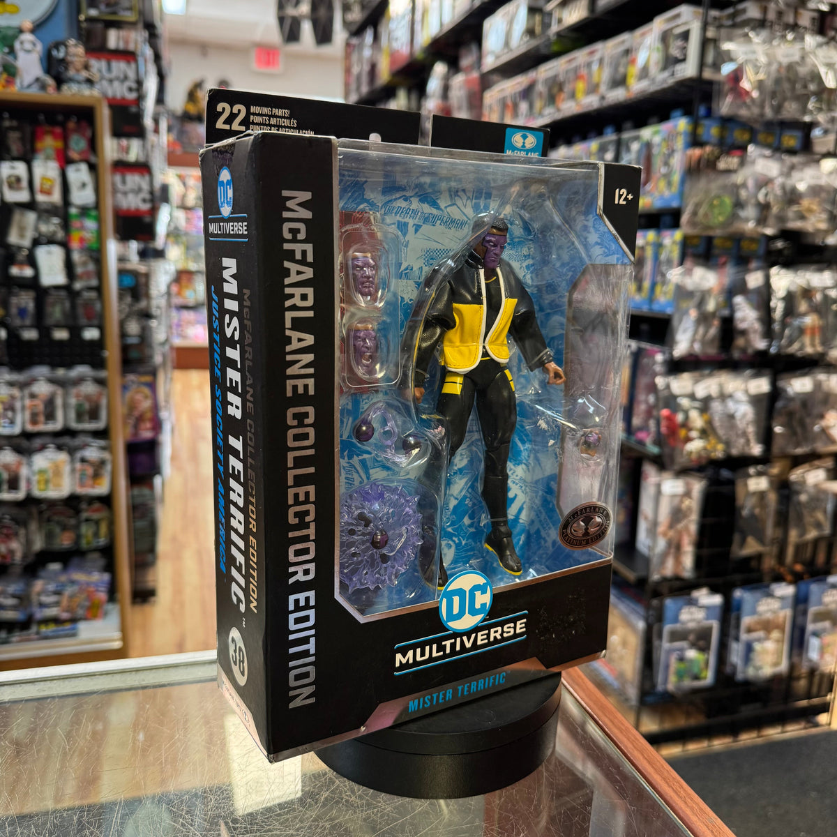 Mister Terrific -CHASE- (DC Multiverse, McFarlane) **SEALED** product image 5, provided for visual reference and product