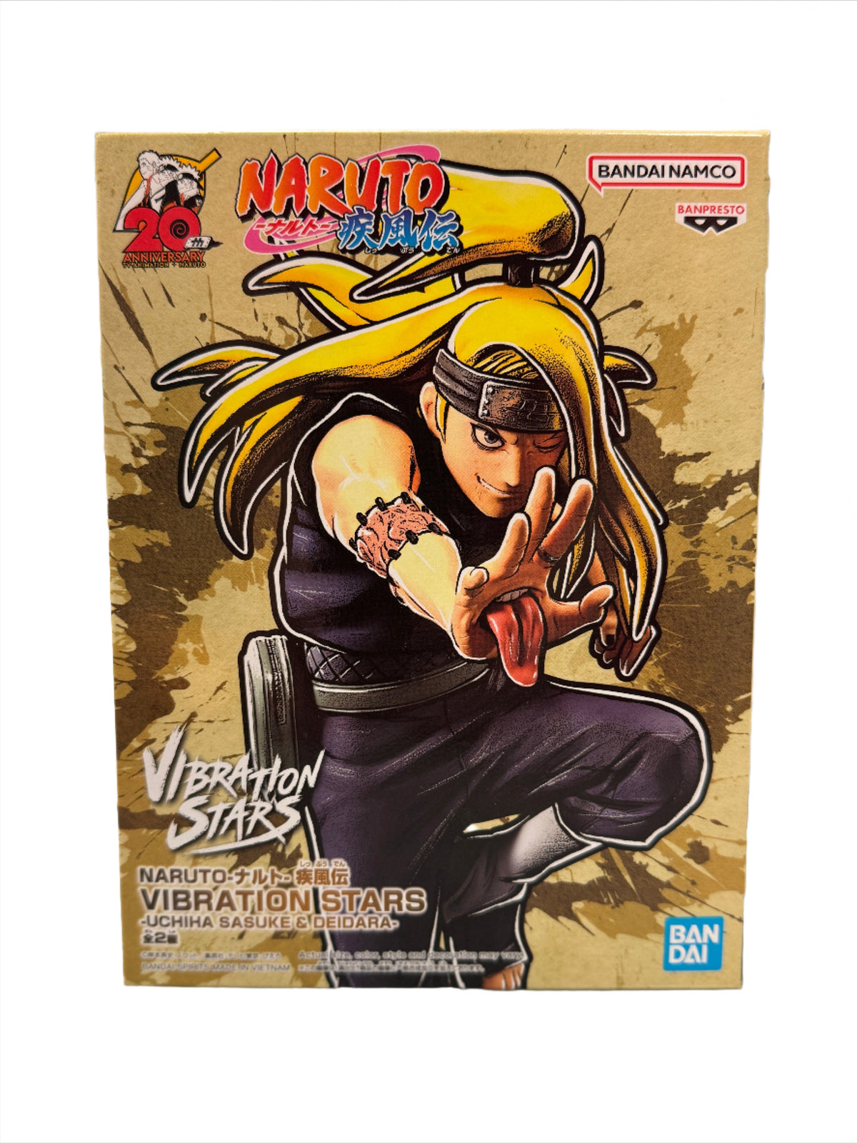 Deidara (vs. Sasuke) V2 Vibration Stars Statue (Naruto Shippuden, Banpresto Bandai) product image 1, provided for visual