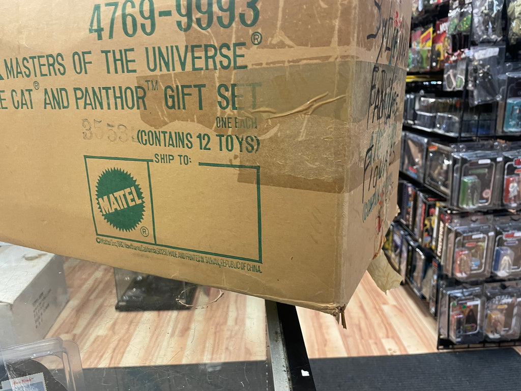 BattleCat & Panthor Gift Set Shipper Box Only (Vintage MOTU Masters of the Universe, Mattel) product image 3, provided for