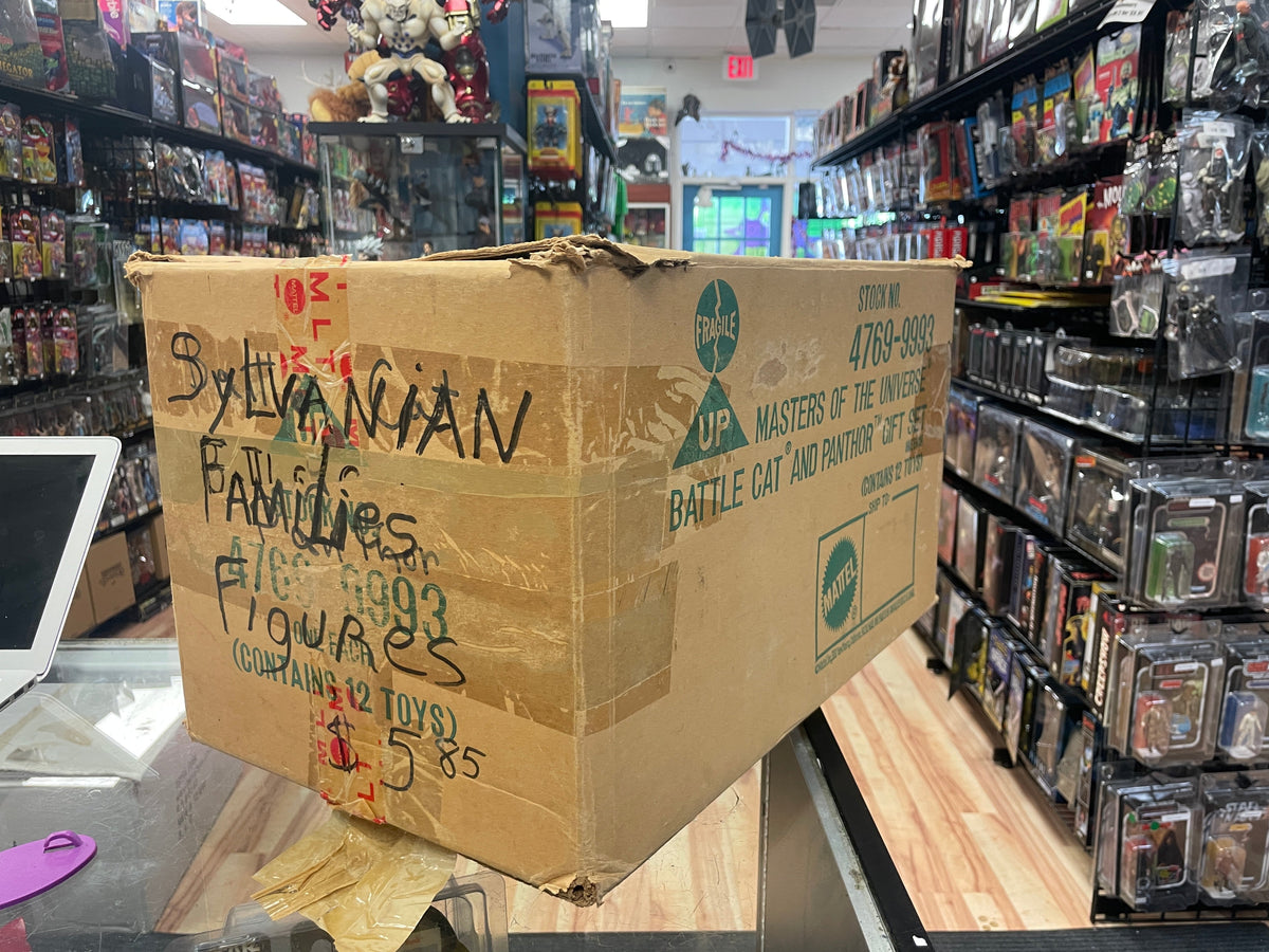 BattleCat & Panthor Gift Set Shipper Box Only (Vintage MOTU Masters of the Universe, Mattel) product image 5, provided for