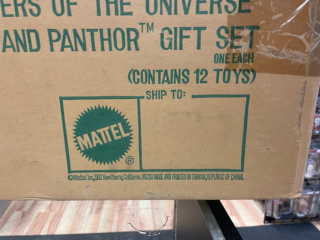 BattleCat & Panthor Gift Set Shipper Box Only (Vintage MOTU Masters of the Universe, Mattel) product image 7, provided for