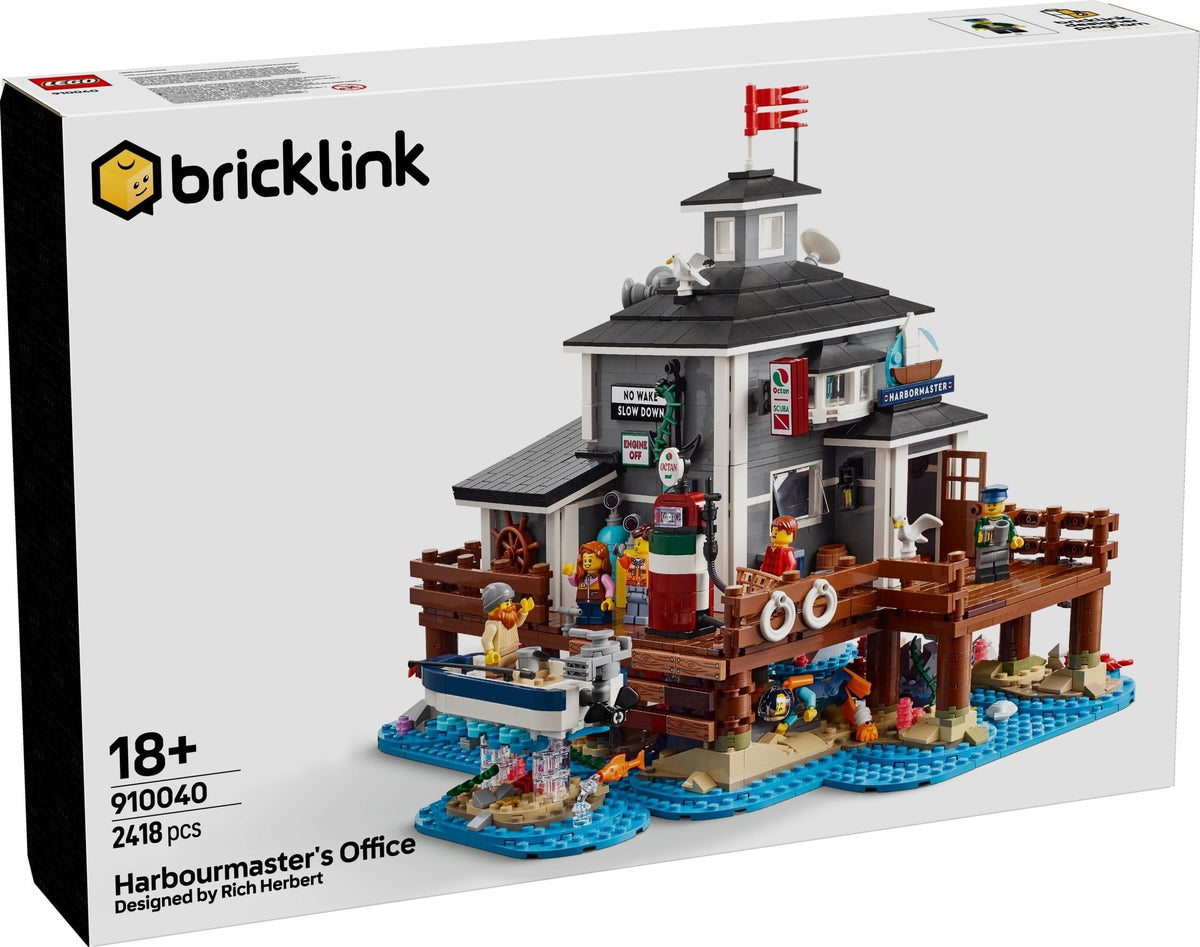 910040 Bricklink Harbormaster's Office product image 1, provided for visual reference and product detail review