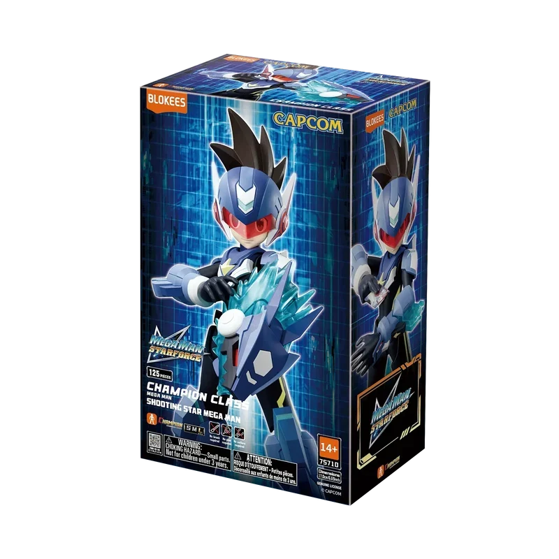 Shooting Star Mega Man (Mega Man Champion Edition , Blokees) **SEALED** product image 1, provided for visual reference and