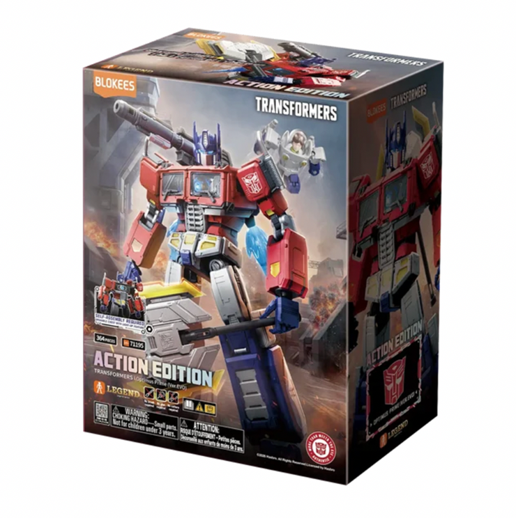 Optimus Prime -VER. EVO- (Transformers Action Edition , Blokees) SEALED product image 1, provided for visual reference and