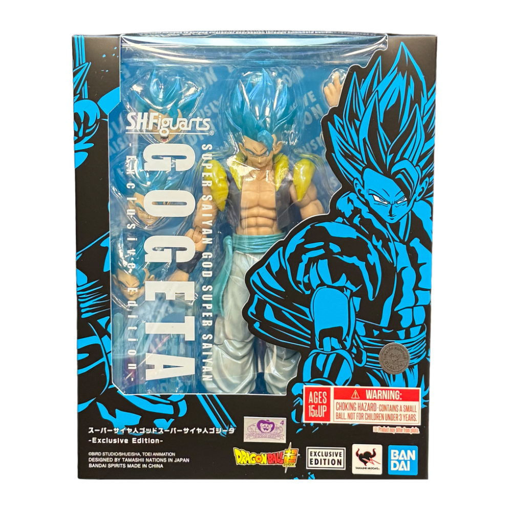 Super Saiyan God Super Saiyan Gogeta SDCC EXCLUSIVE (Bandai SH FIguarts, Dragon Ball Z) *SEALED* product image 1, provided