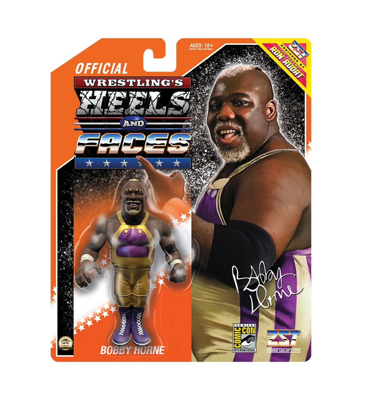 Bobby Horne (ZST Heels & Faces, WWE) *Sealed* product image 1, provided for visual reference and product detail review