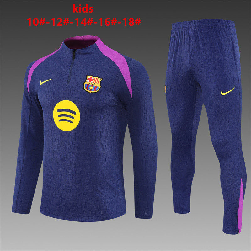 Kids Barcelona Training Tracksuits 25/26 Football Kit product image 1