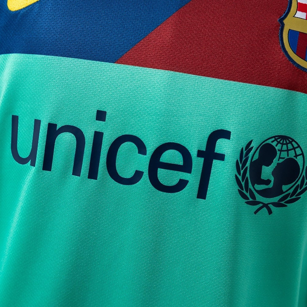 Barcelona Jersey 2010-11 Away Retro Football Kit Long product image 8
