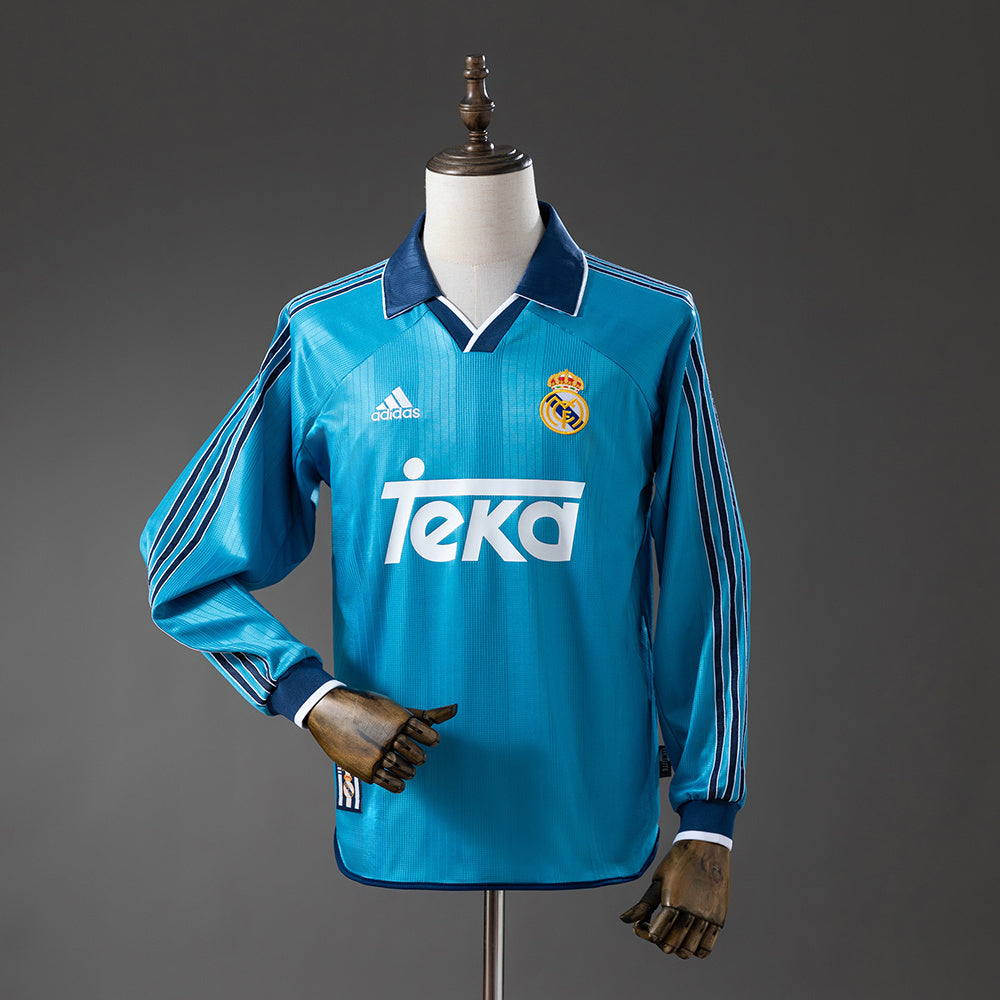 Real Madrid Third Jersey 1999-00 Retro Long Sleeves product image 1