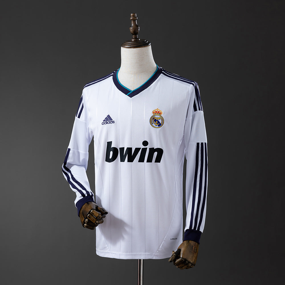 Real Madrid Jersey 2012-13 Home Retro Football Kit Long product image 1