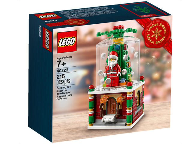 40223 Snowglobe 2016 Christmas Promo (Retired) (New Sealed) product image 1, provided for visual reference and product