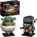 75317 Brickheadz The Mandalorian and The Child (Retired) (New Sealed) product image 1, provided for visual reference and