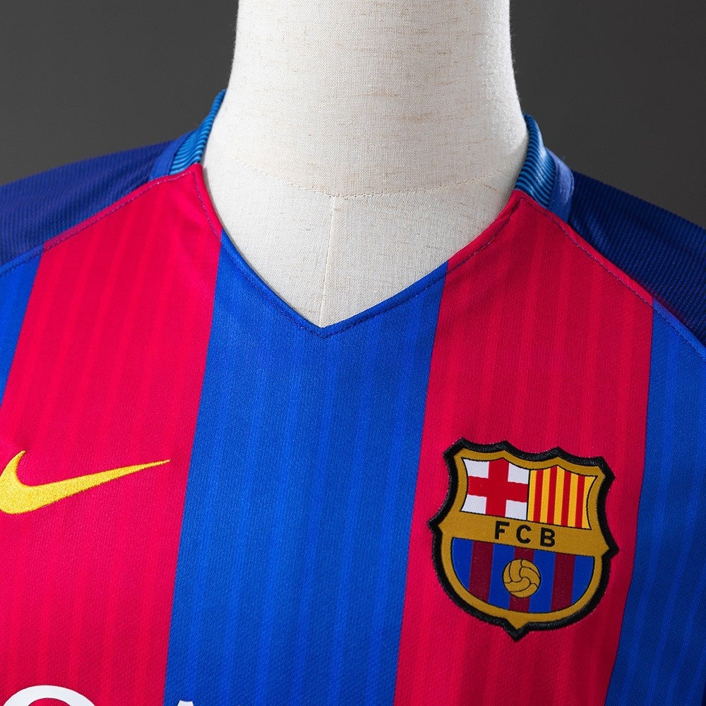 Barcelona Jersey 2016/17 Home Retro Football Kit product image 8