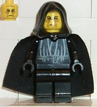 SW0066 Emperor Palpatine - Yellow Head, Black Hands