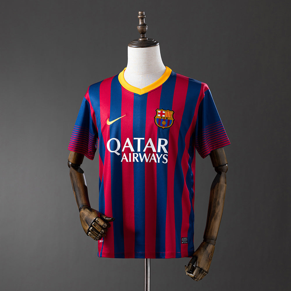 Barcelona Jersey 2013/14 Home Retro Football Kit product image 1