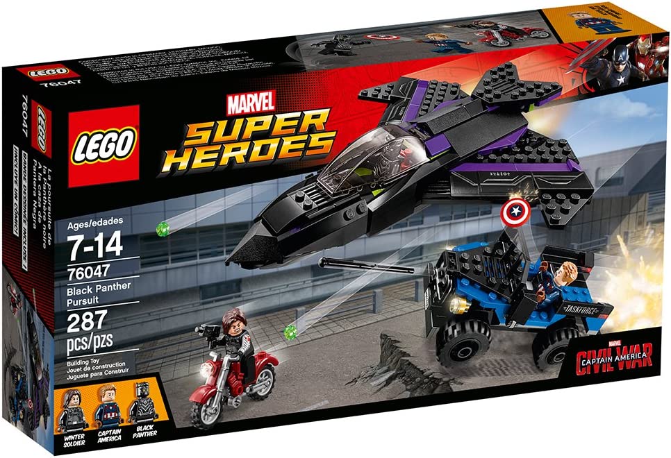 76047 Marvel Black Panther Pursuit (Retired) (Certified Complete) product image 1, provided for visual reference and product