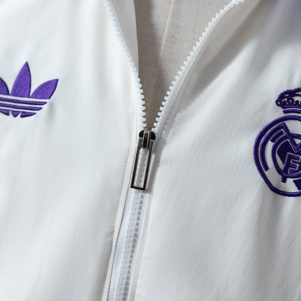 Real Madrid Windbreaker 2025-26 Football Soccer Jacket product image 5