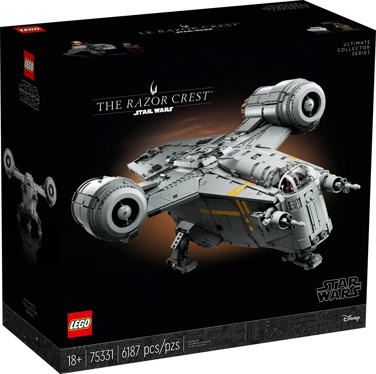 75331 The Razor Crest™ - UCS Star Wars (Retired) (New Sealed) product image 1, provided for visual reference and product